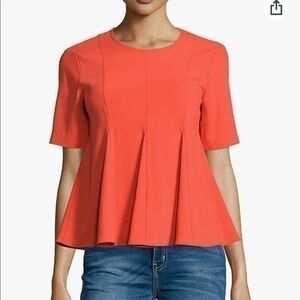 Opening Ceremony Moodie Penn Pleated Crepe Blouse Size 0